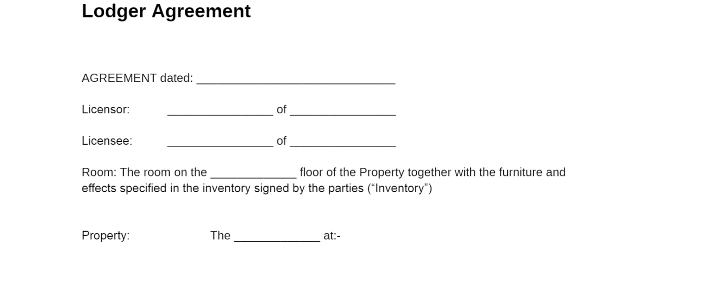 A guide on lodger agreements - Lofti