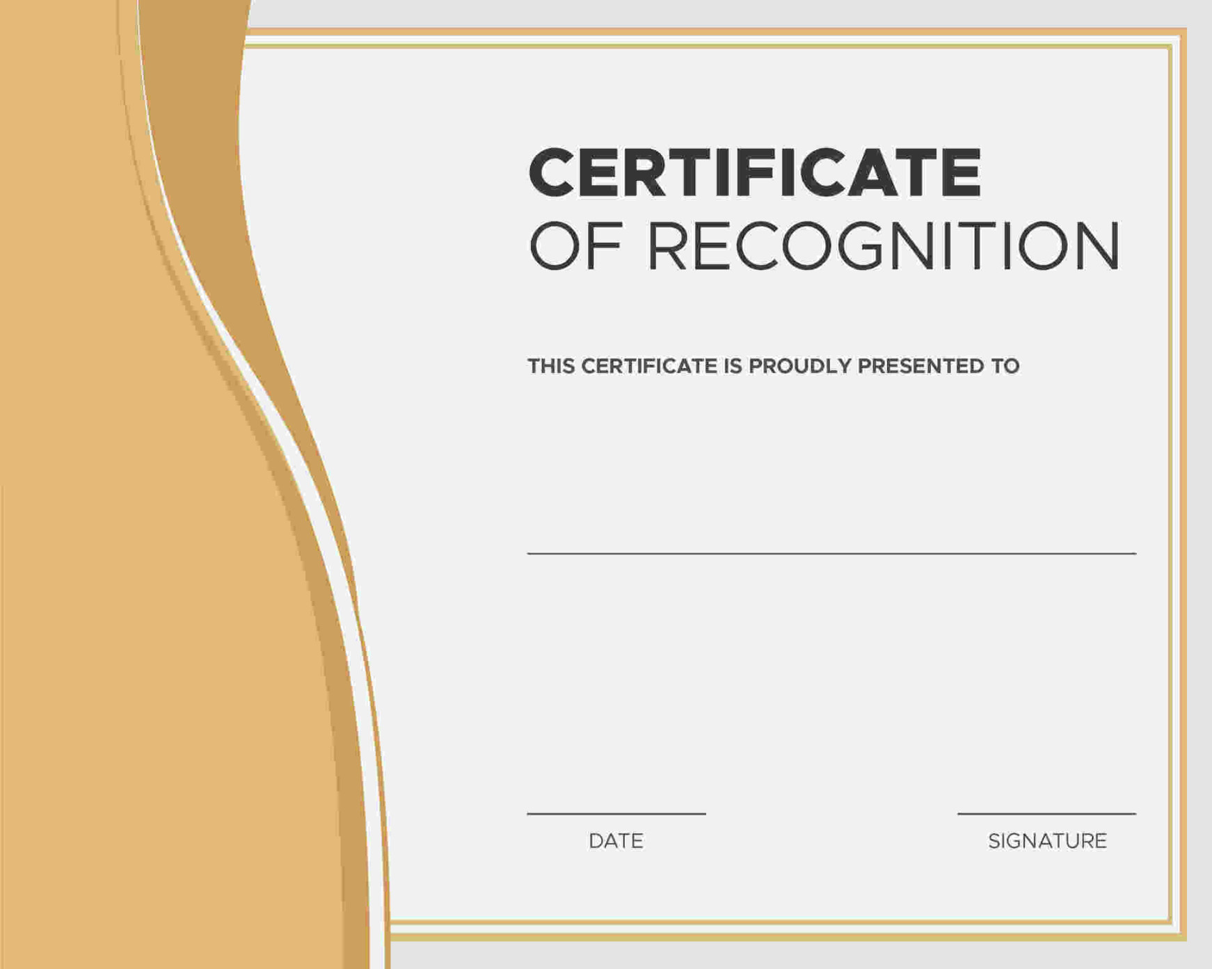 Amazing Award Certificate Templates in   Recognize App