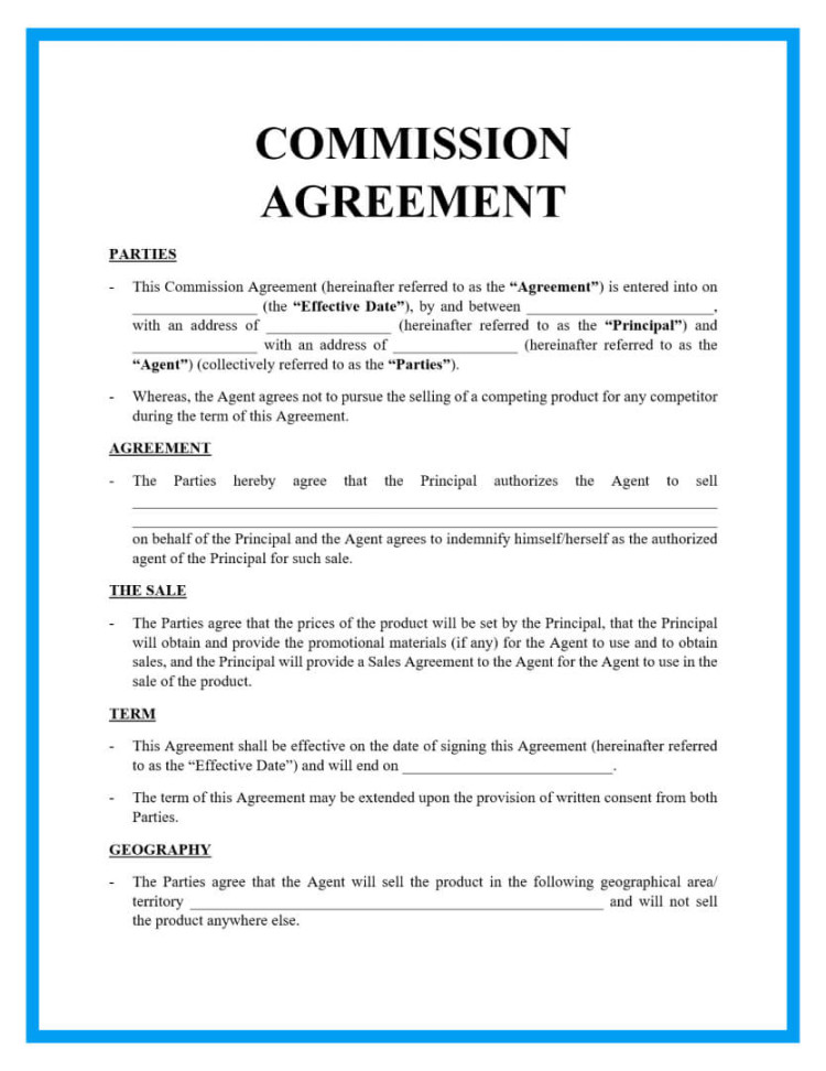 Art Commission Terms Of Service Template