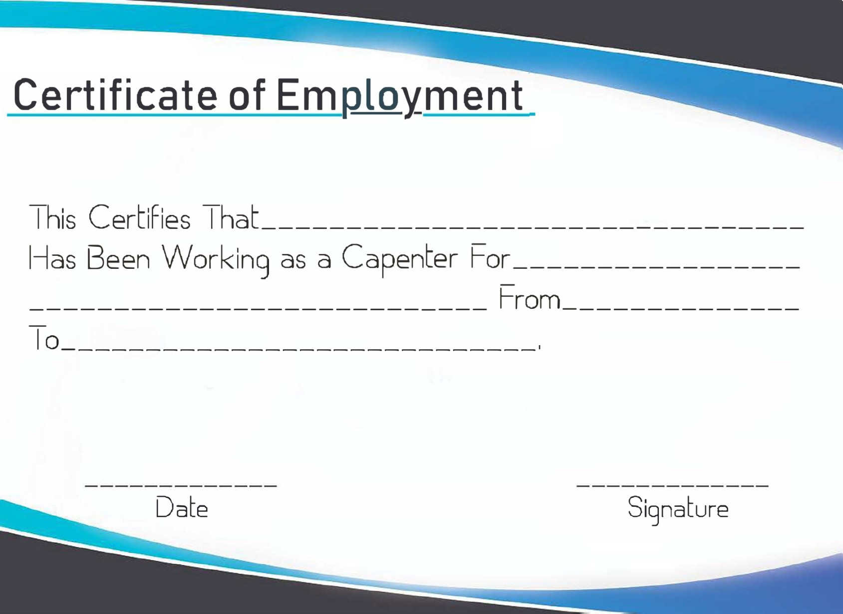 Best Certificate Of Employment Samples [Free] ᐅ TemplateLab