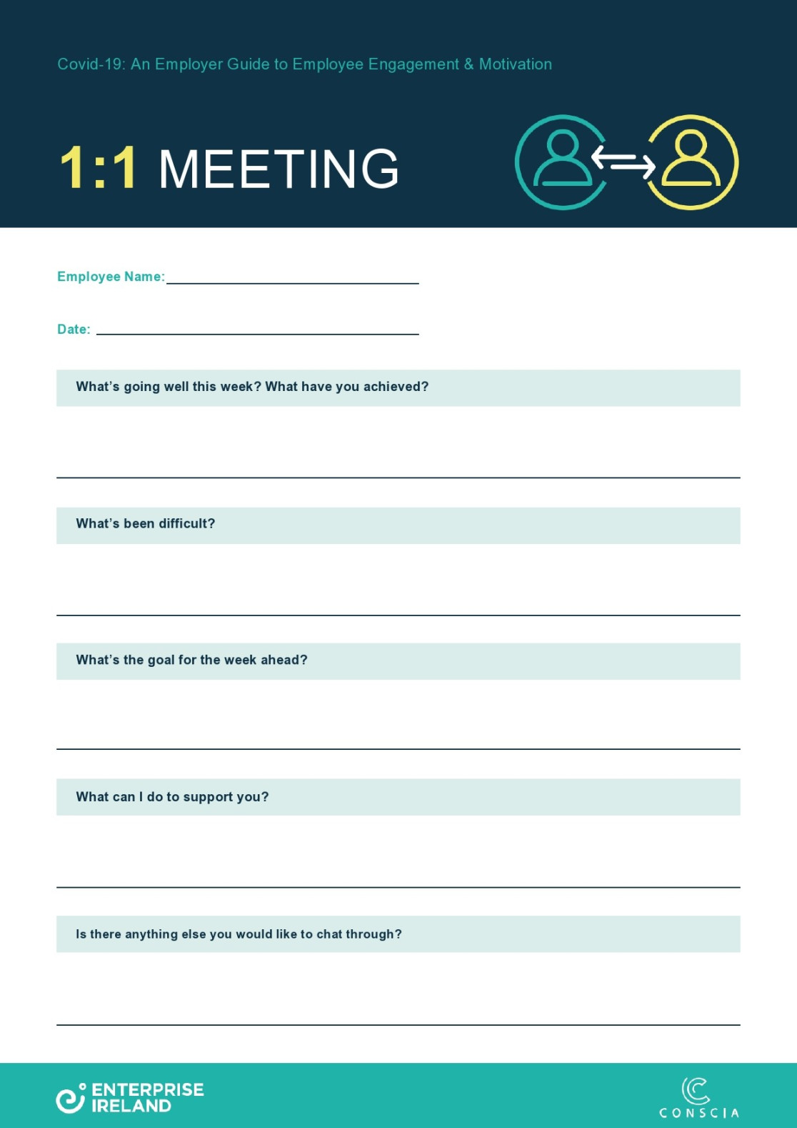 Best One to One Meeting Templates (% Free)