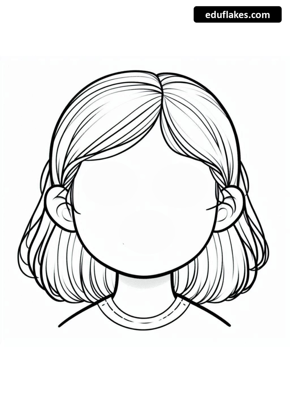 Blank Face Templates Free Printable - Eduflakes