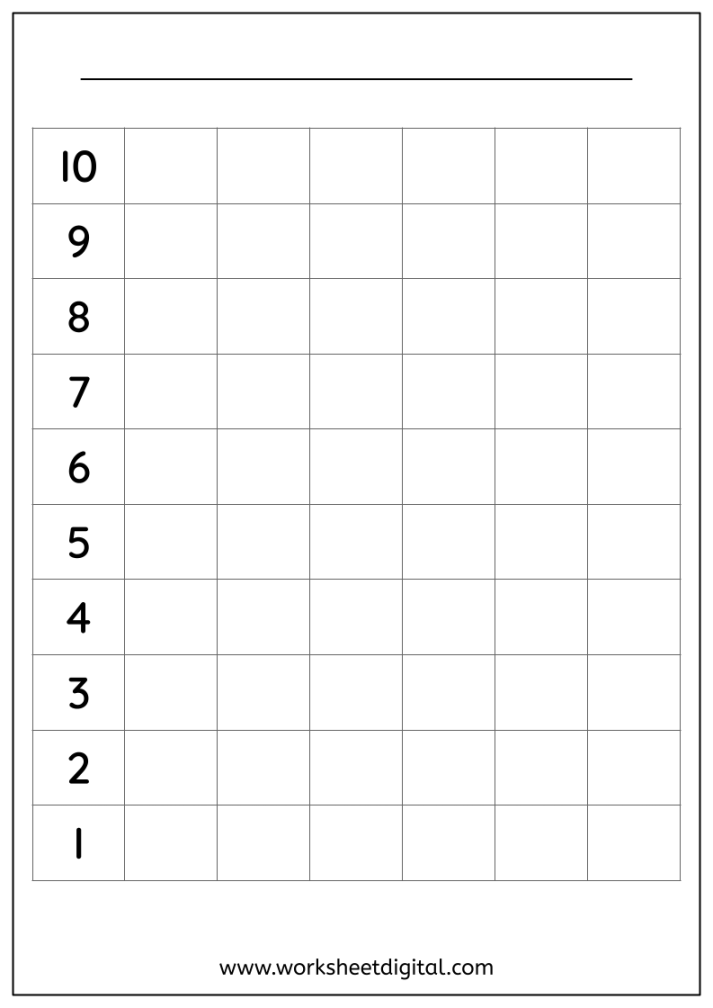 Blank Graph Template - Worksheet Digital