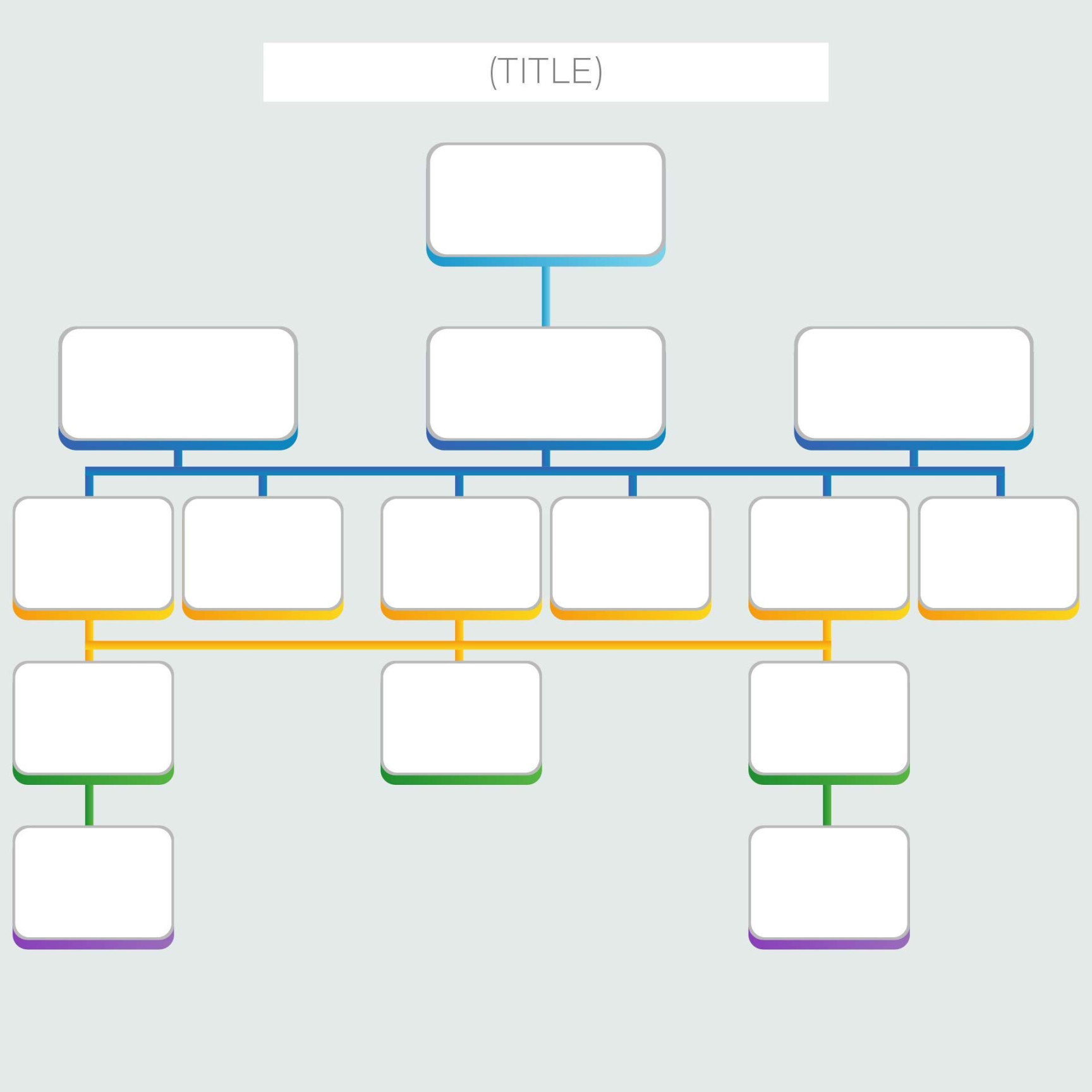 Blank Organizational Charts -  Free PDF Printables  Printablee