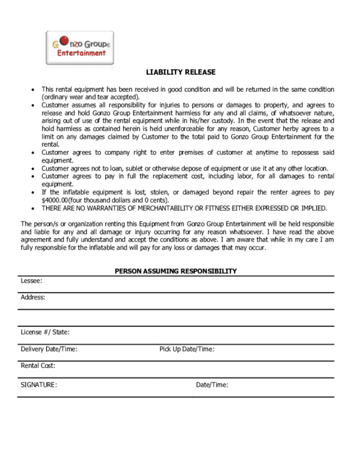 Bounce house rental agreement template free: Fill out & sign