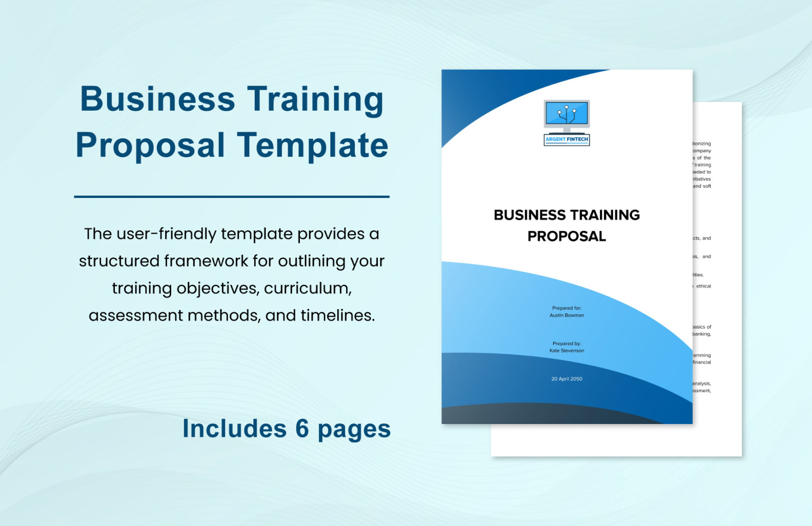 Business Training Proposal Template in Word, PDF, Google Docs