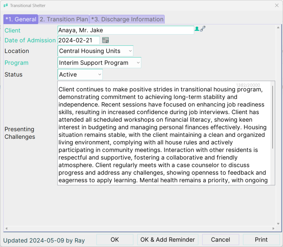 Case Notes Examples & Templates  Societ Nonprofit Solutions