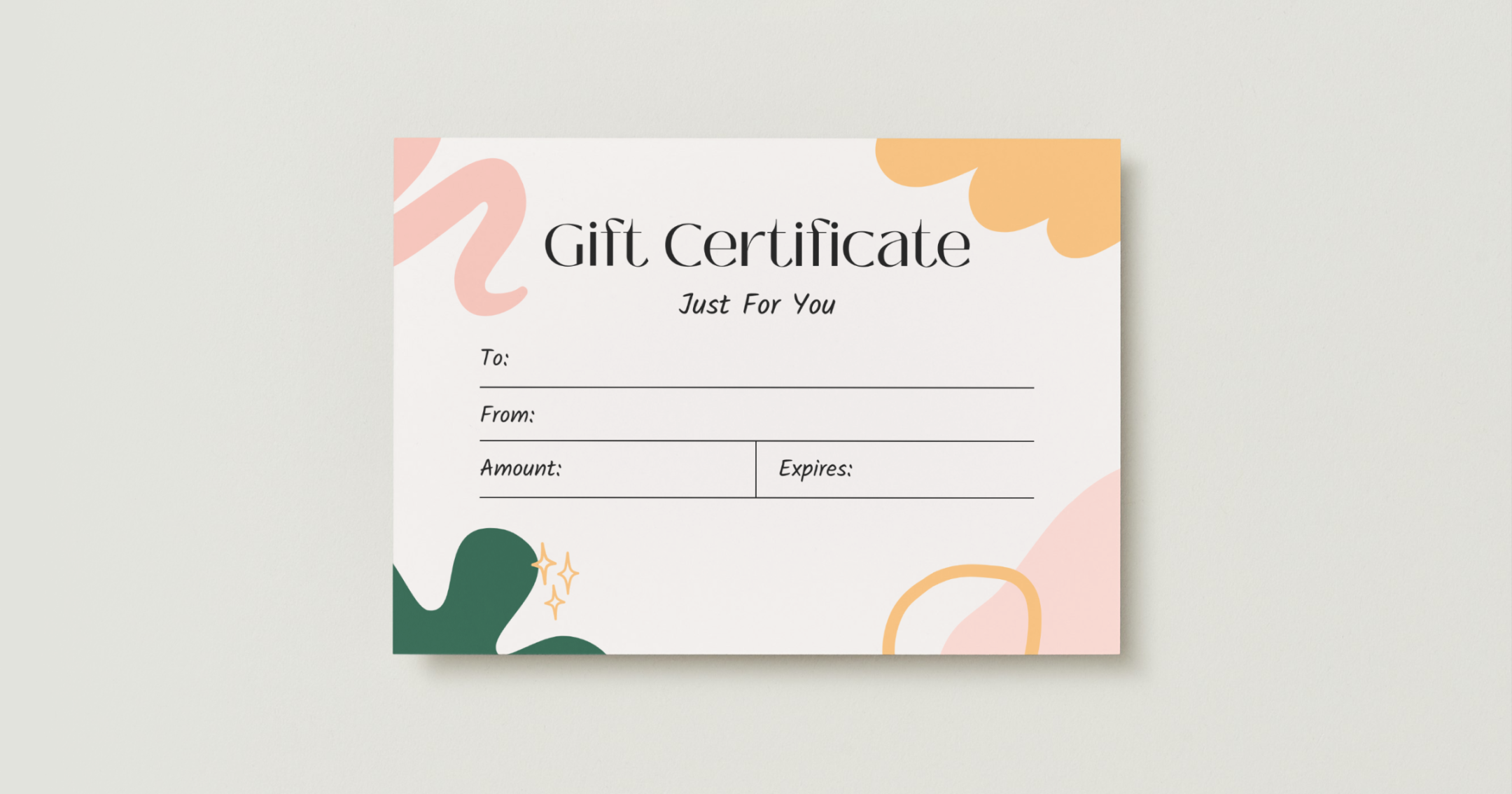 Custom Gift Certificates - Printable Gift Cards  Canva