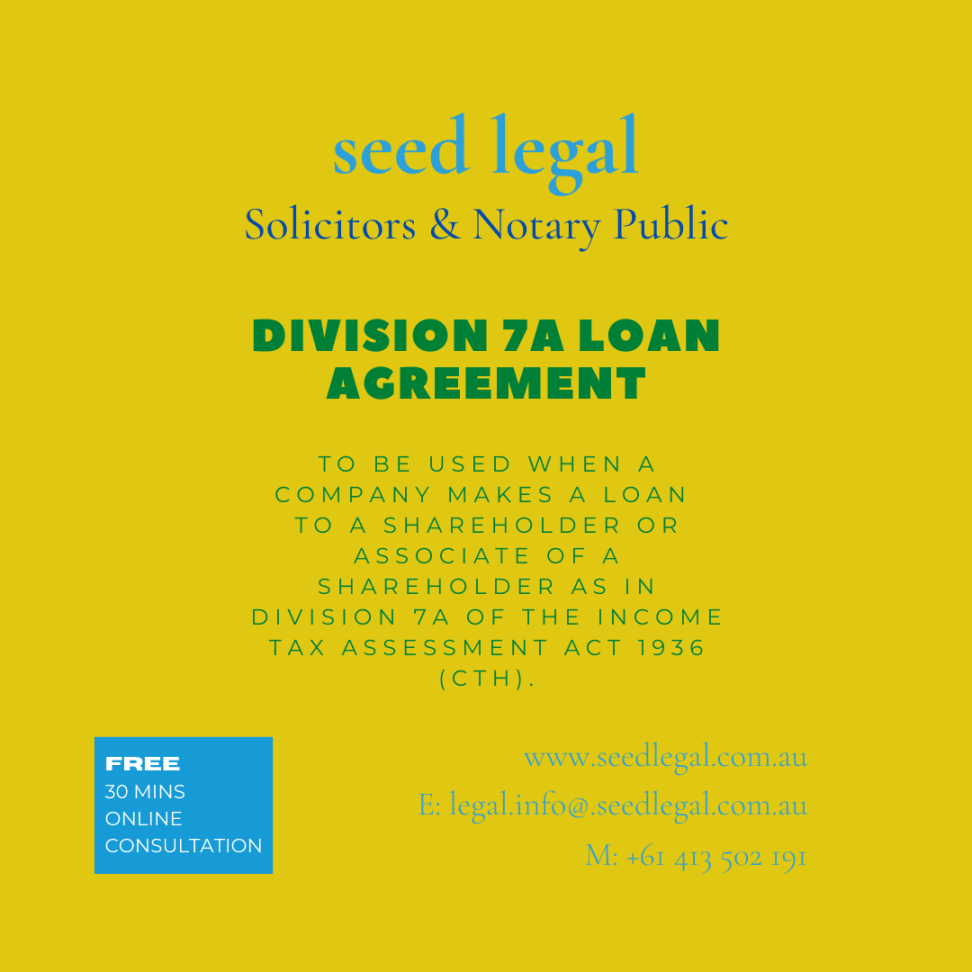 Division A Loan Agreement