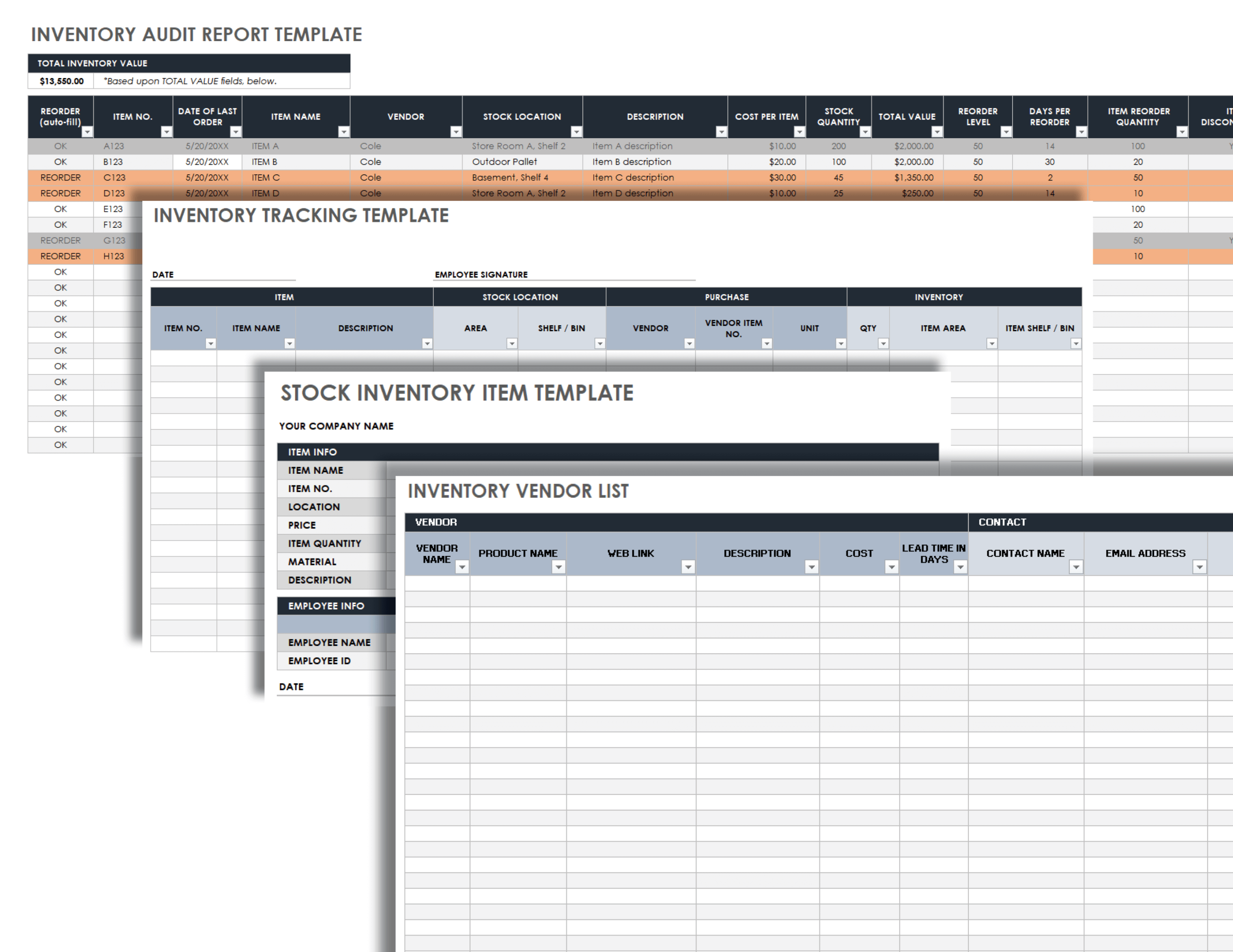 Download Free Inventory Report Templates  Smartsheet