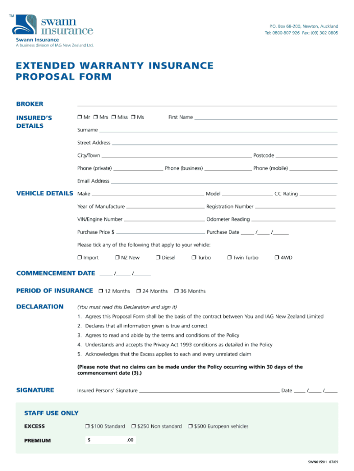 Extended warranty template: Fill out & sign online  DocHub