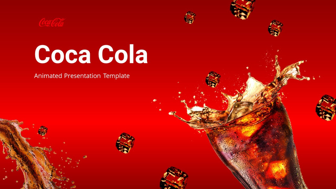 Free Animated Coca Cola PowerPoint Template & Google Slides