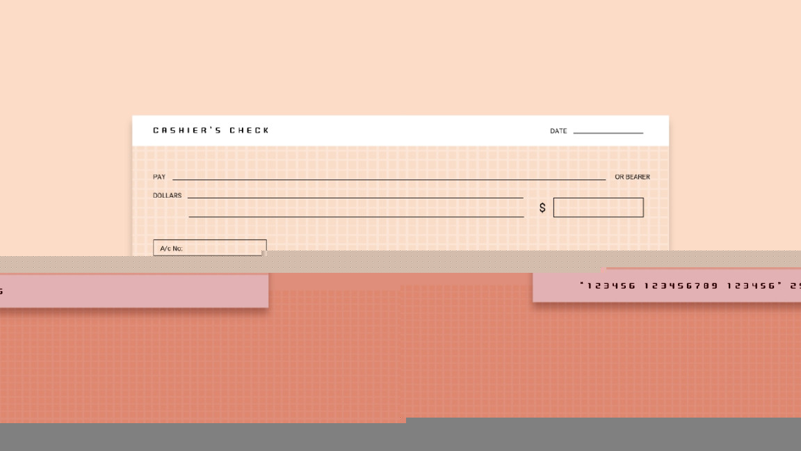 Free Blank Cheque Template PowerPoint & Google Slides