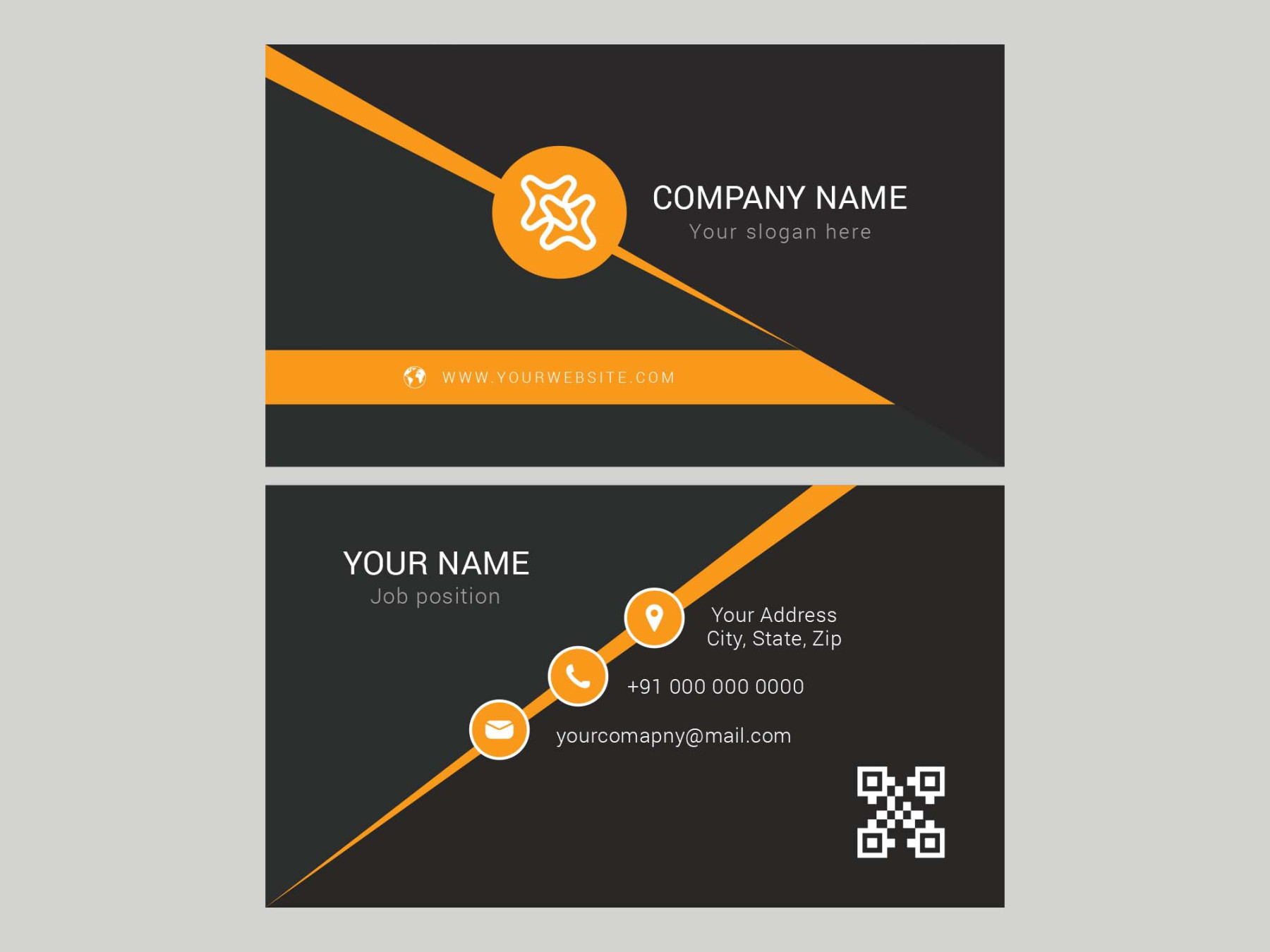 Free Business Card Template (AI)