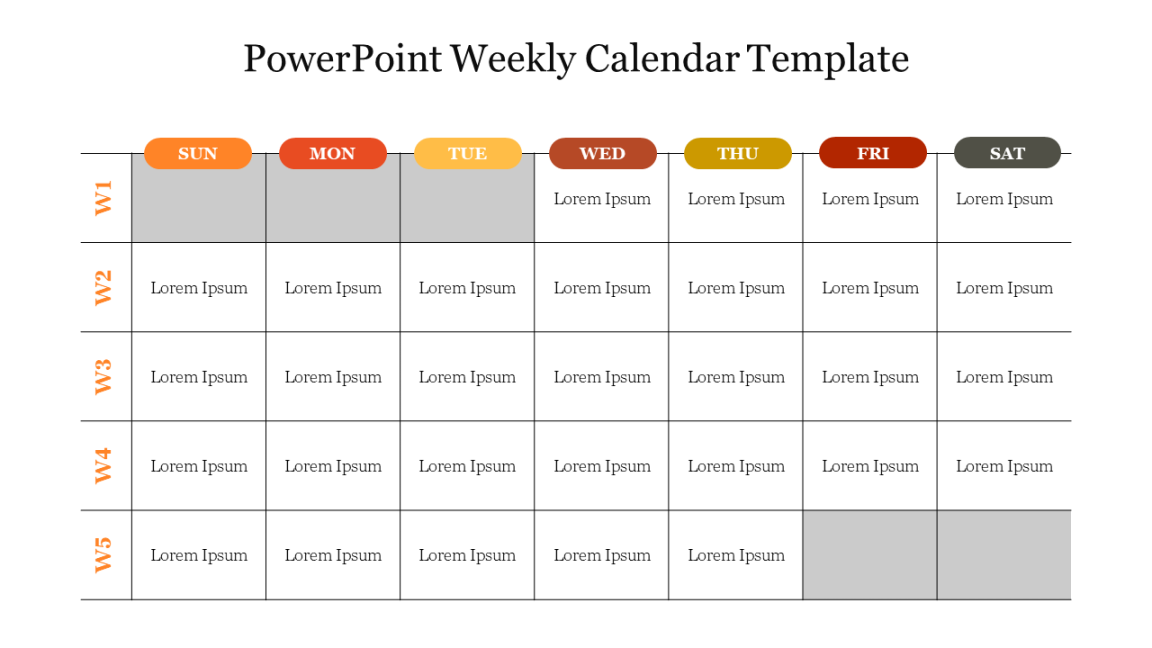 Free Calendar PowerPoint Templates And Google Slides Themes