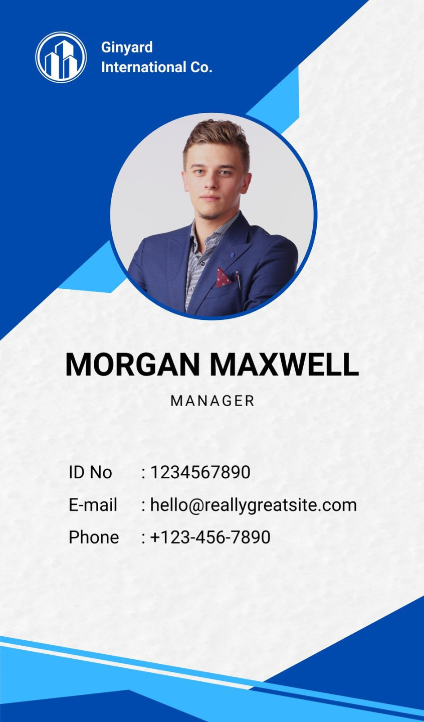 Free, customizable, professional ID card templates  Canva