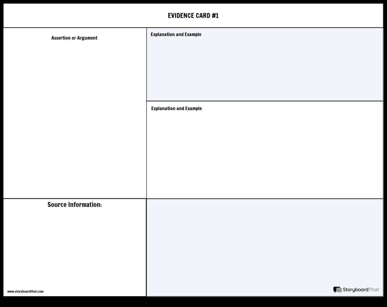 Free Debate Speech Templates & Organizers  StoryboardThat