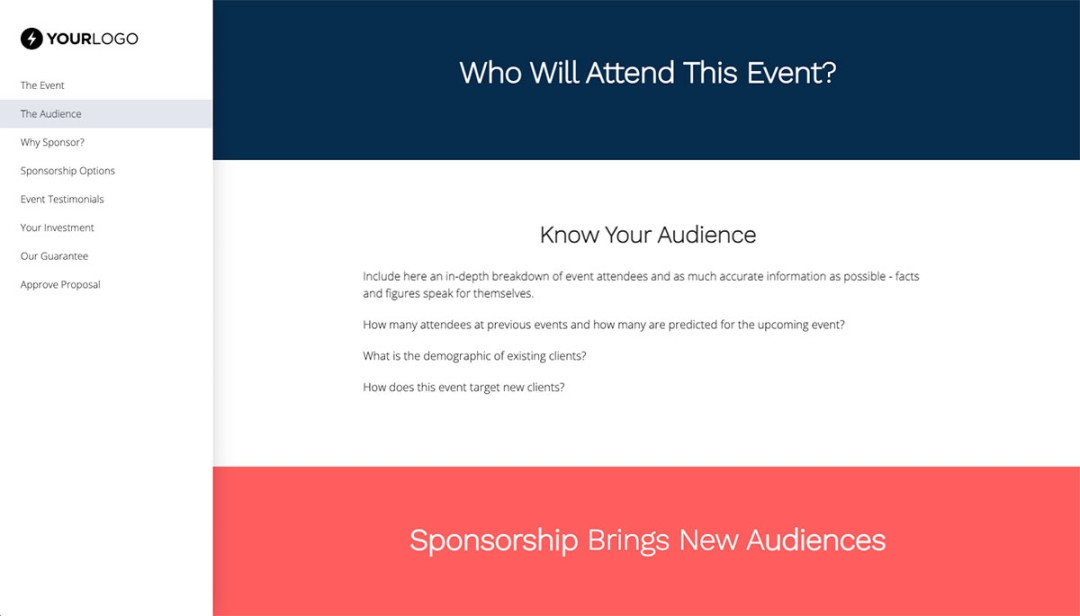 Free Event Sponsorship Proposal Template - Better Proposals