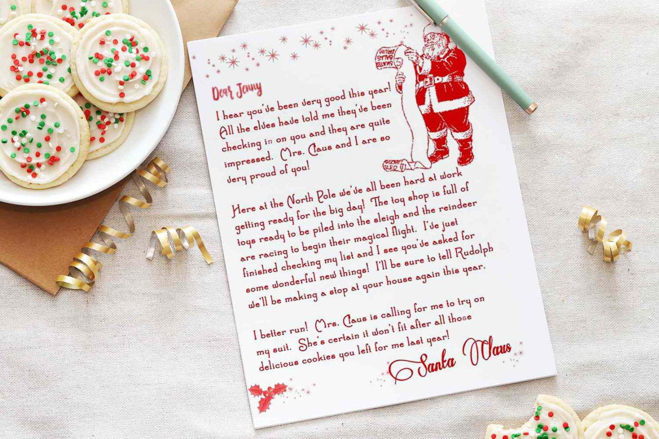 Free Letter From Santa Templates