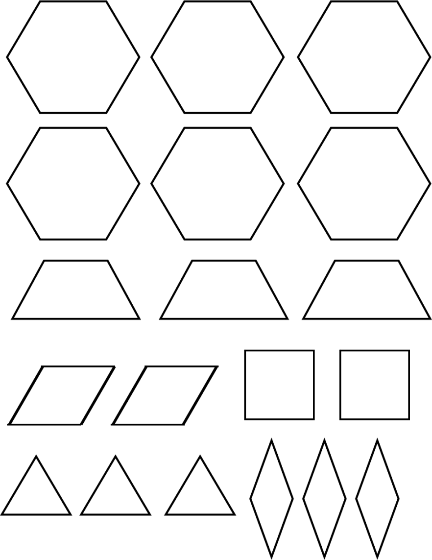 Free Pattern Block Template - PDF  KB   Page(s)