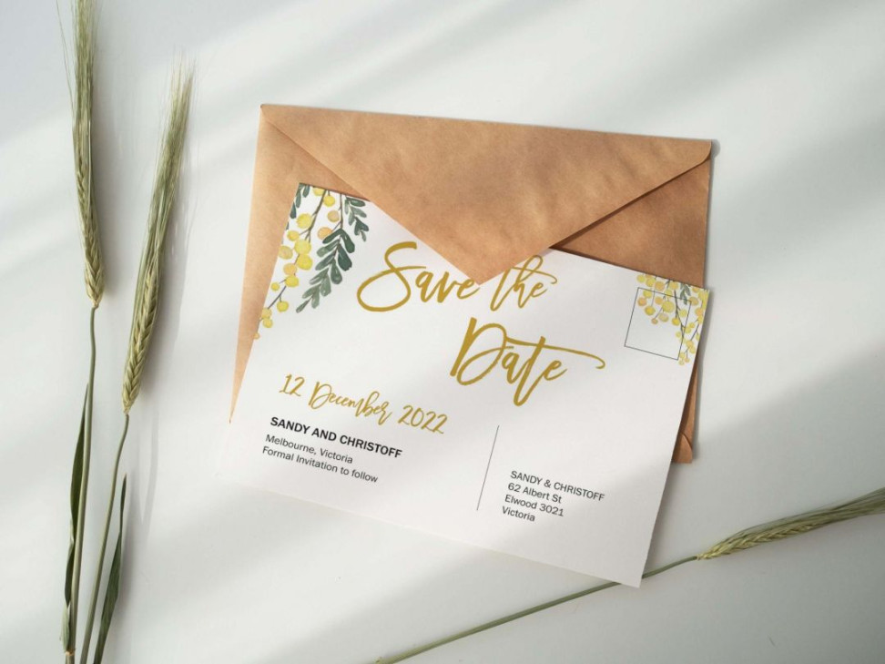 Free Photoshop Templates for Save the Date Cards - Paperlust