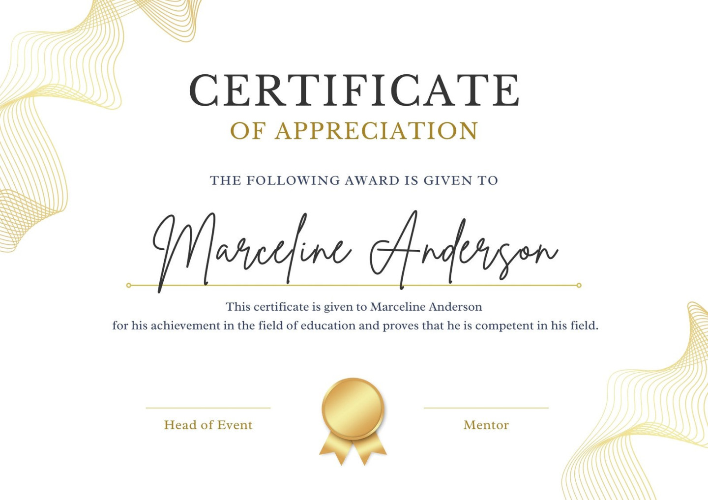 Free, printable, and customizable award certificate templates  Canva