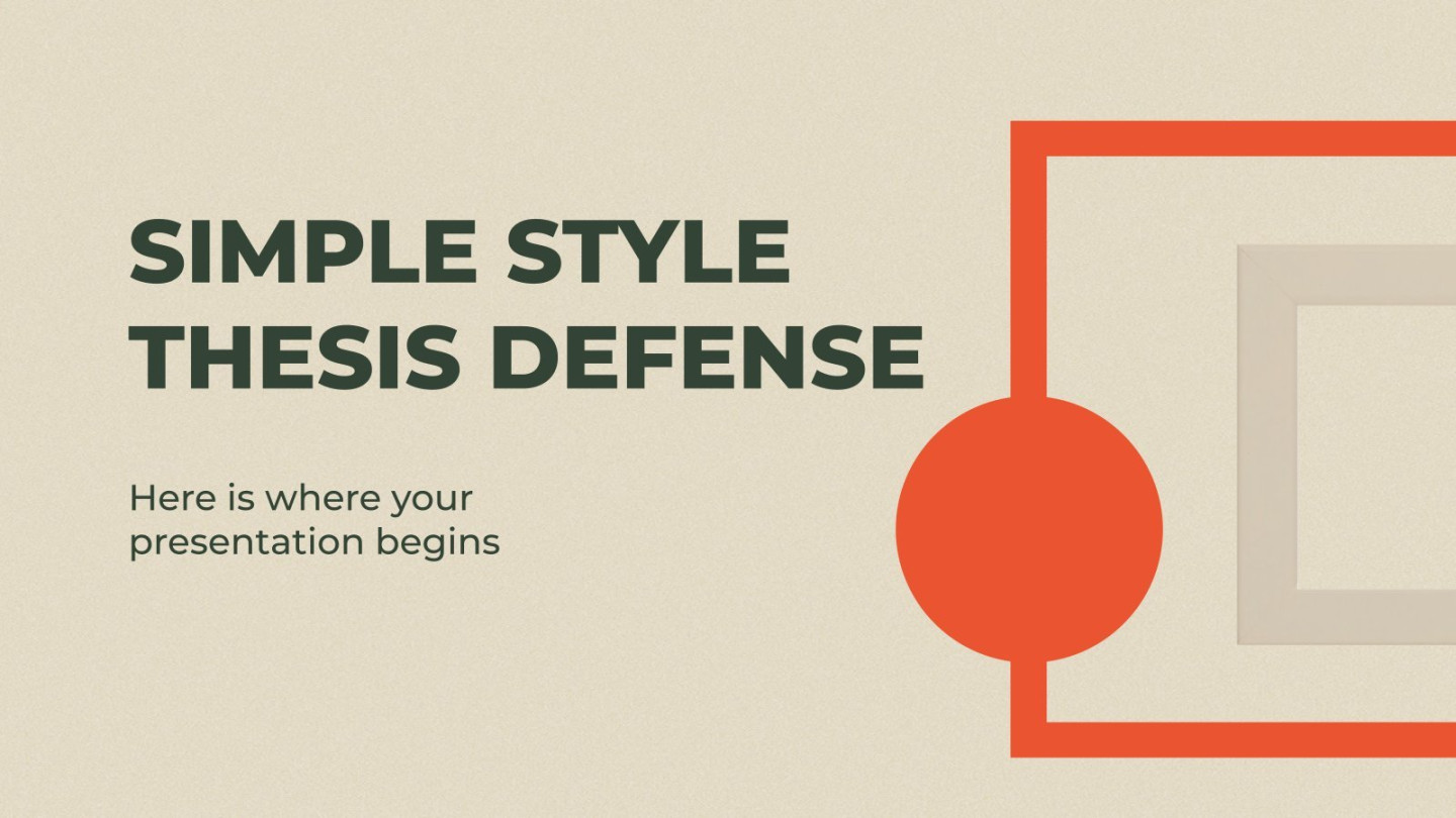 Free Thesis Defense Google Slides and PowerPoint Templates