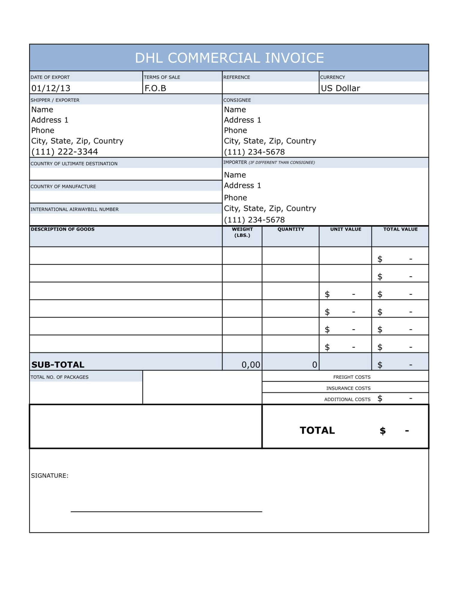 How to Create an Invoice In Excel - Full Guide with Examples