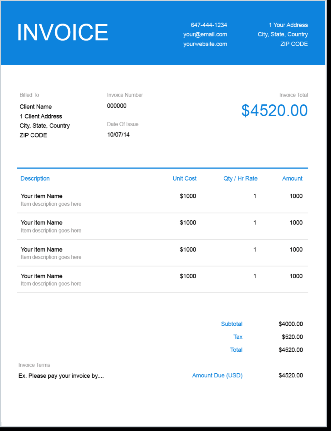 How to Make an Invoice in Word (with Free Template)