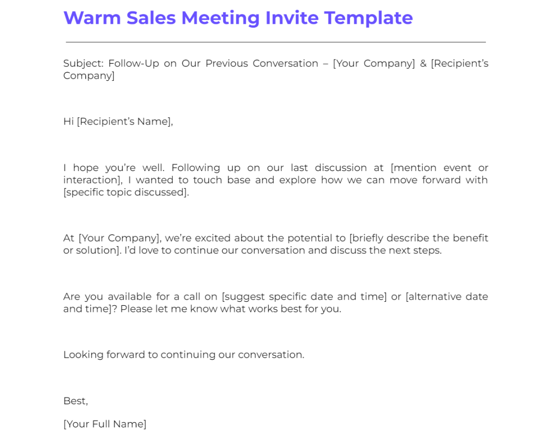 How to Write Meeting Invites (+  Templates in Word and Google Docs)