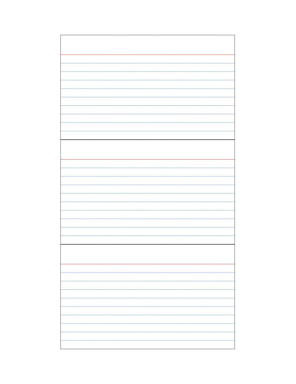 Index Card Template For Microsoft Word X Google Docs Free