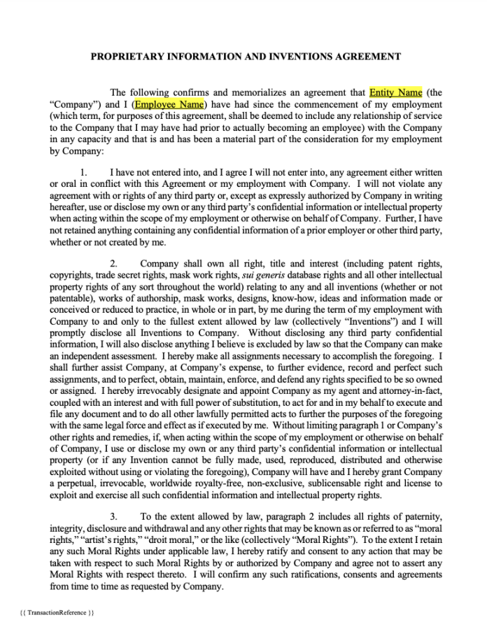 Intellectual Property Assignment Agreement: Templates & Samples