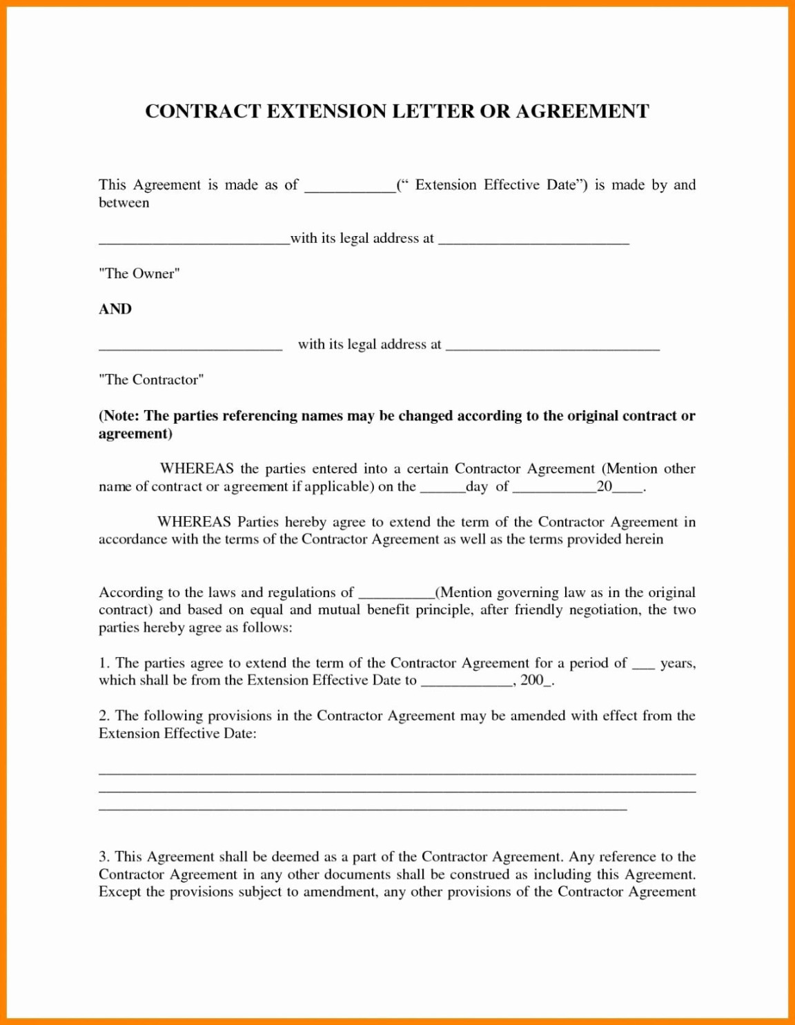 Legal Contract Between Two Parties Template - Sfiveband