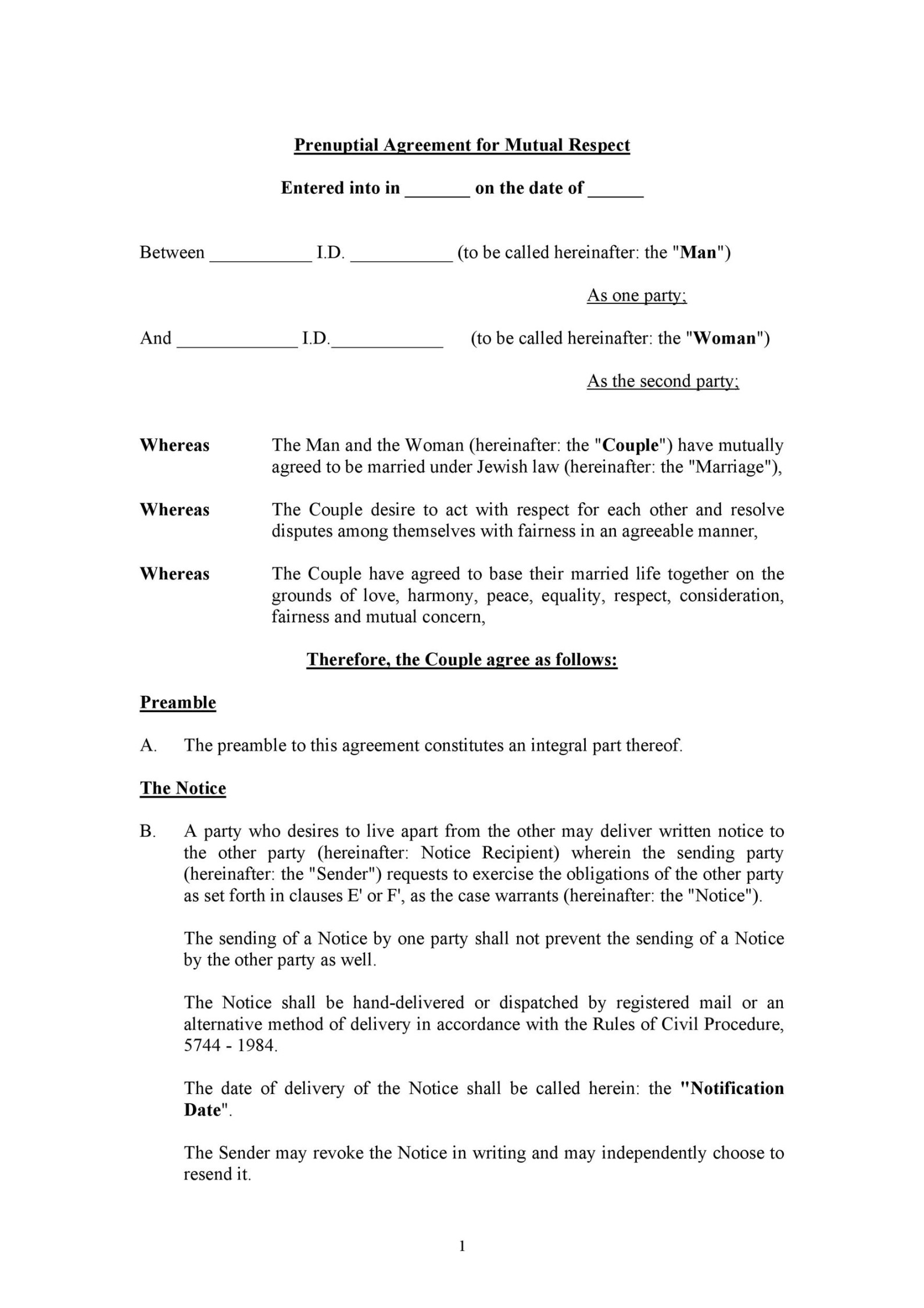 Marriage Contract Templates [Standart, Islamic, Jewish] ᐅ