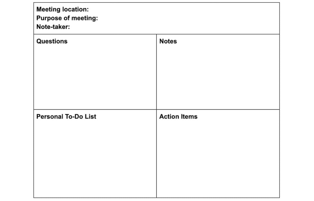 Meeting Notes Templates: Board Meeting, Agenda, and More