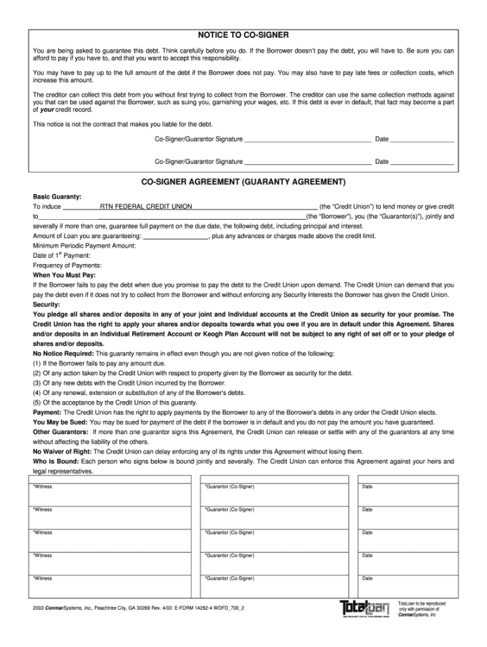 Notice To Cosigner Pdf - Fill Online, Printable, Fillable, Blank