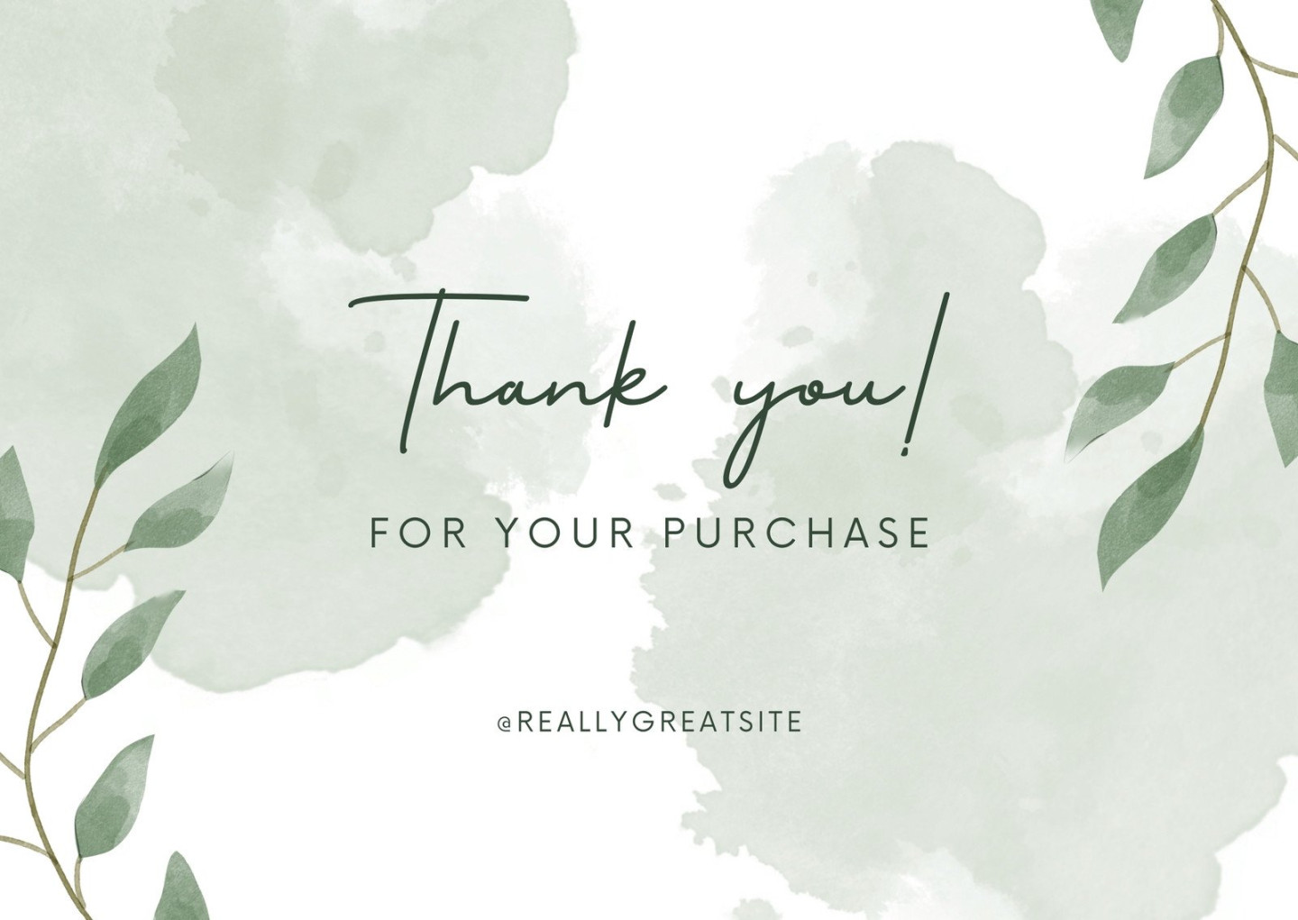 Printable, customizable thank you card templates  Canva