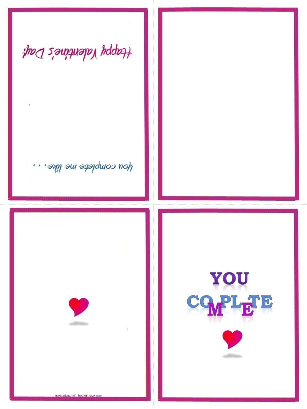 Printable Folding Card Template  Theveliger inside Quarter Fold