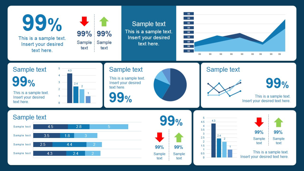 Scorecard Dashboard PowerPoint Template