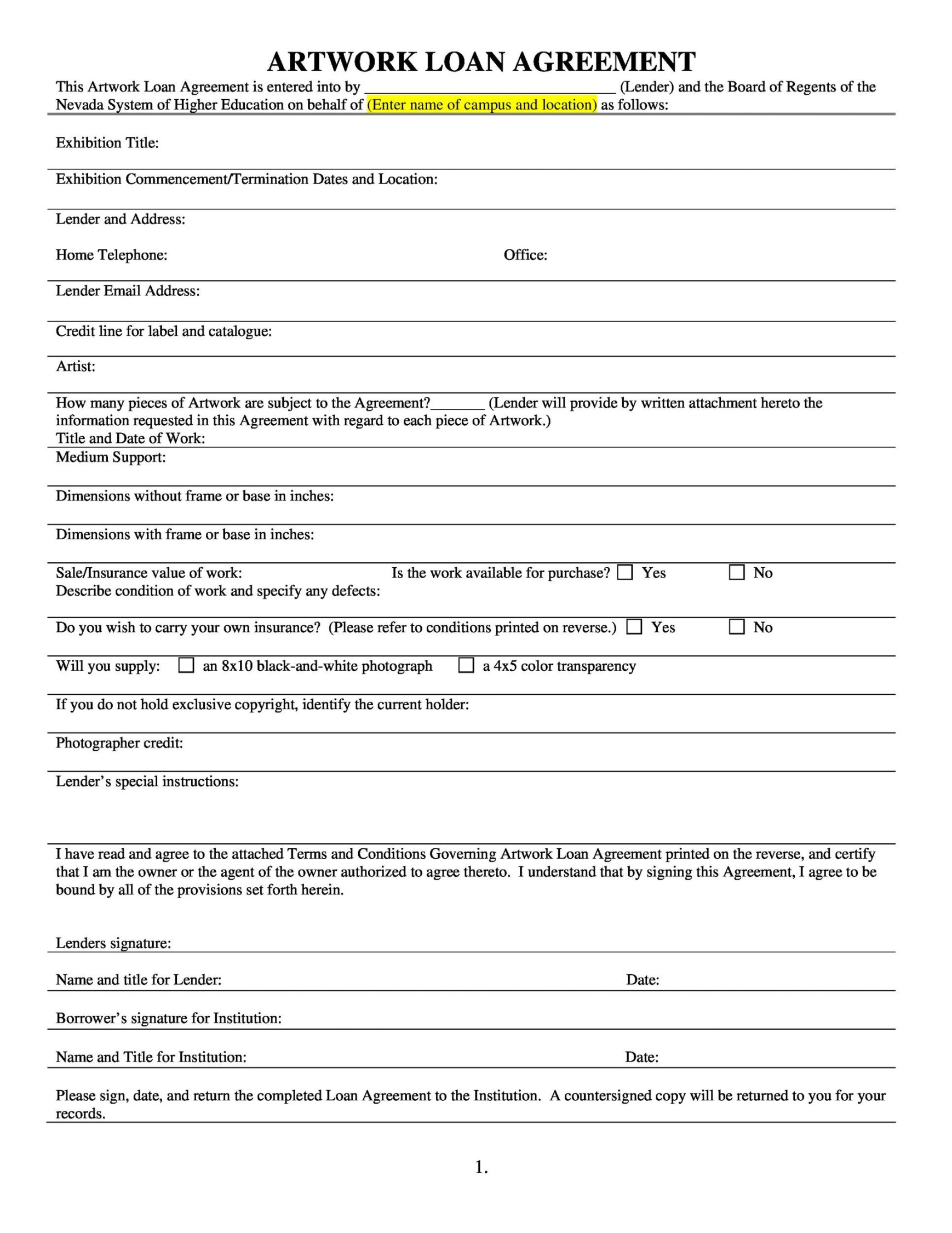 + Simple Loan Agreement Templates [FREE] ᐅ TemplateLab