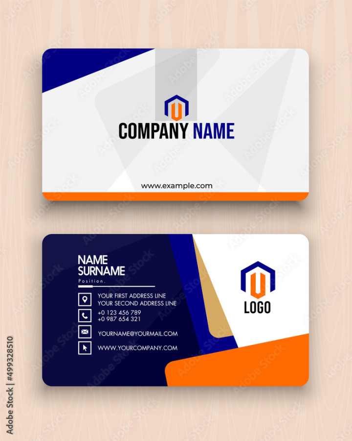 Stock-Vektorgrafik Modern Business template cards design, creative