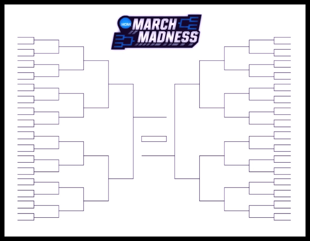 The Printable March Madness Bracket for the  NCAA tournament