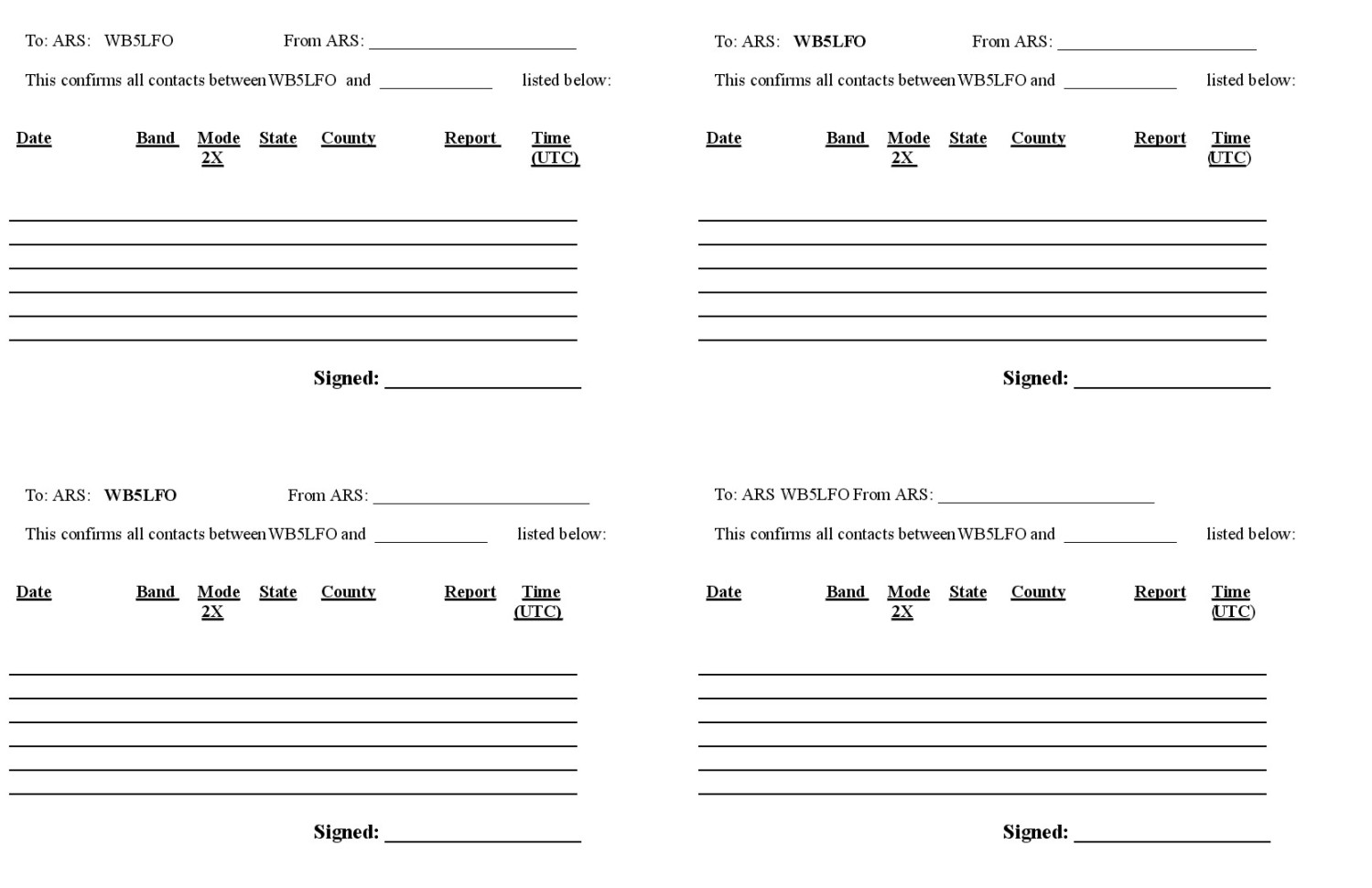 The QslKit - At Home QSL Printing