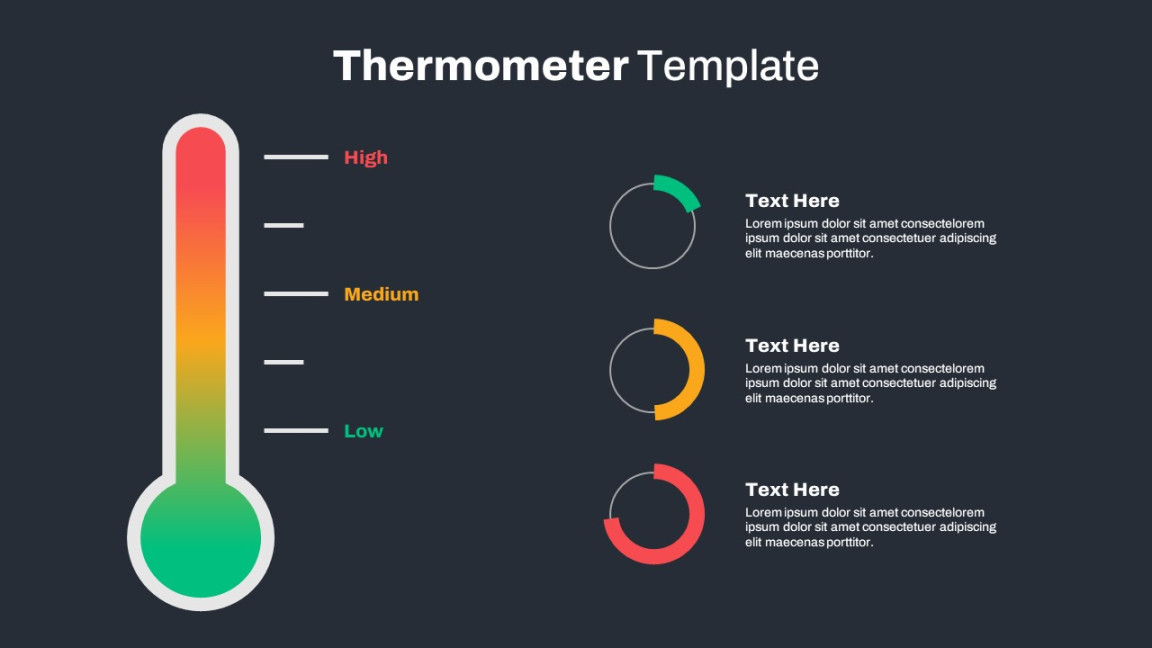 Thermometer Powerpoint Presentation Template - SlideKit