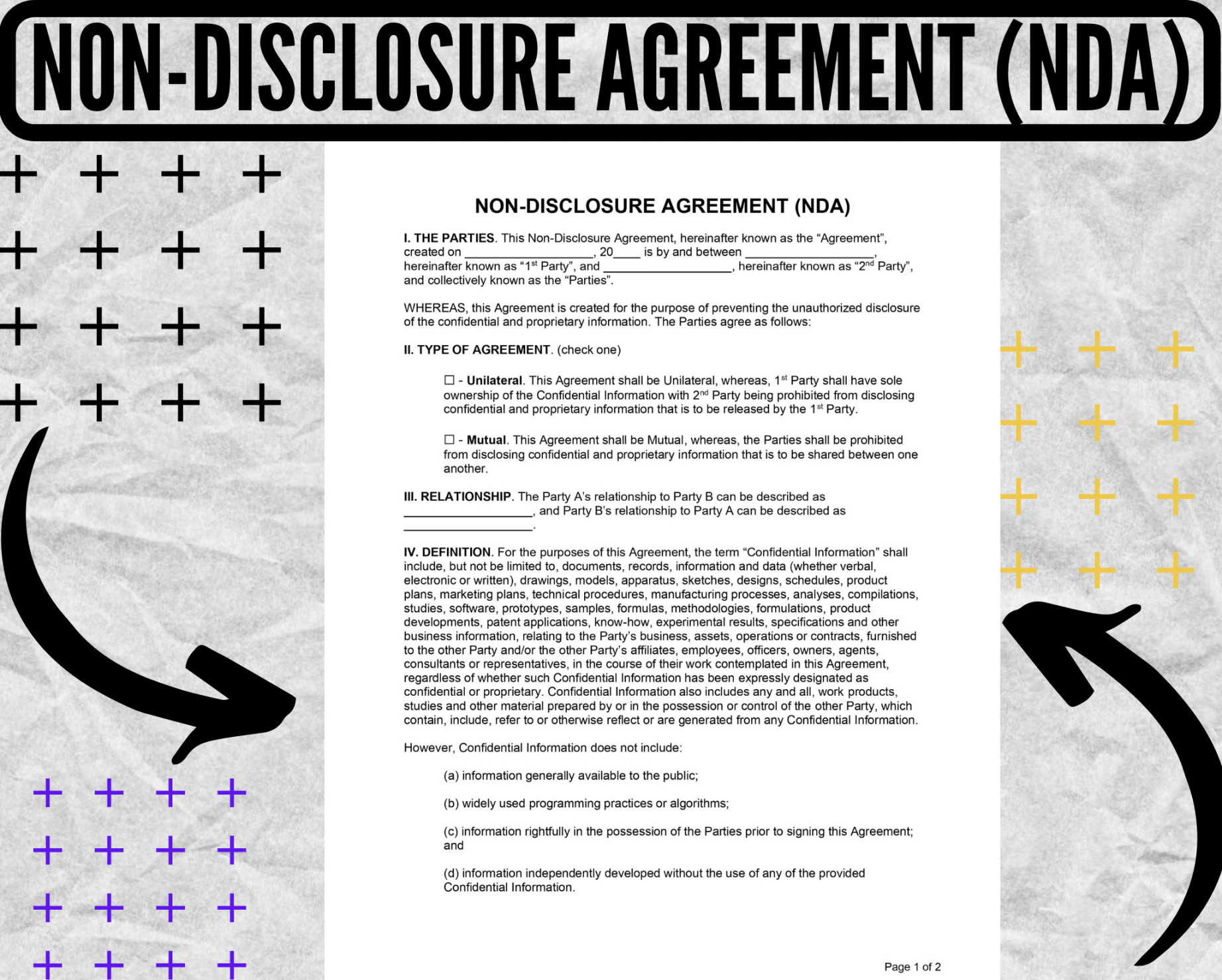 Unilateral Non-disclosure Confidentiality Non-disclosure Agreement