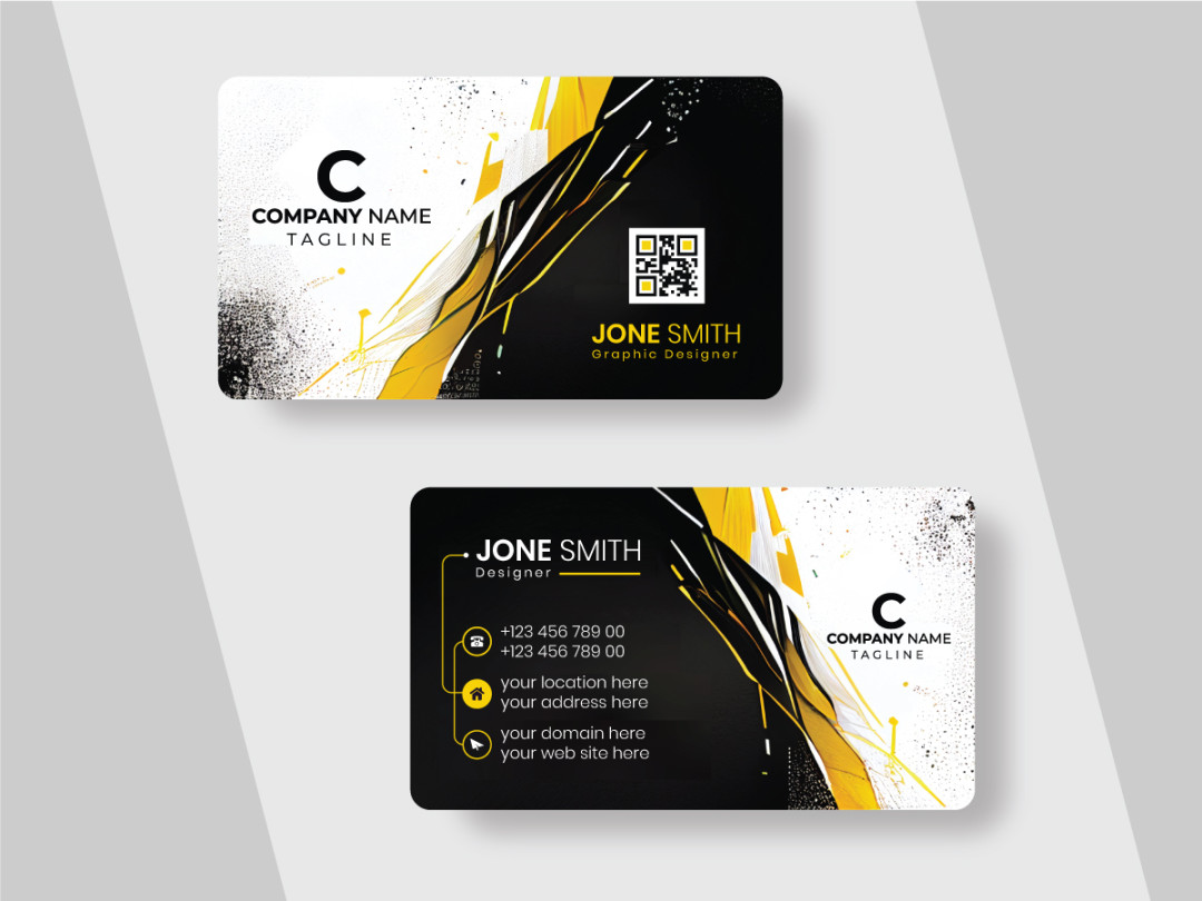 Unique Modern Business Card design template by Design Point 🏅 on