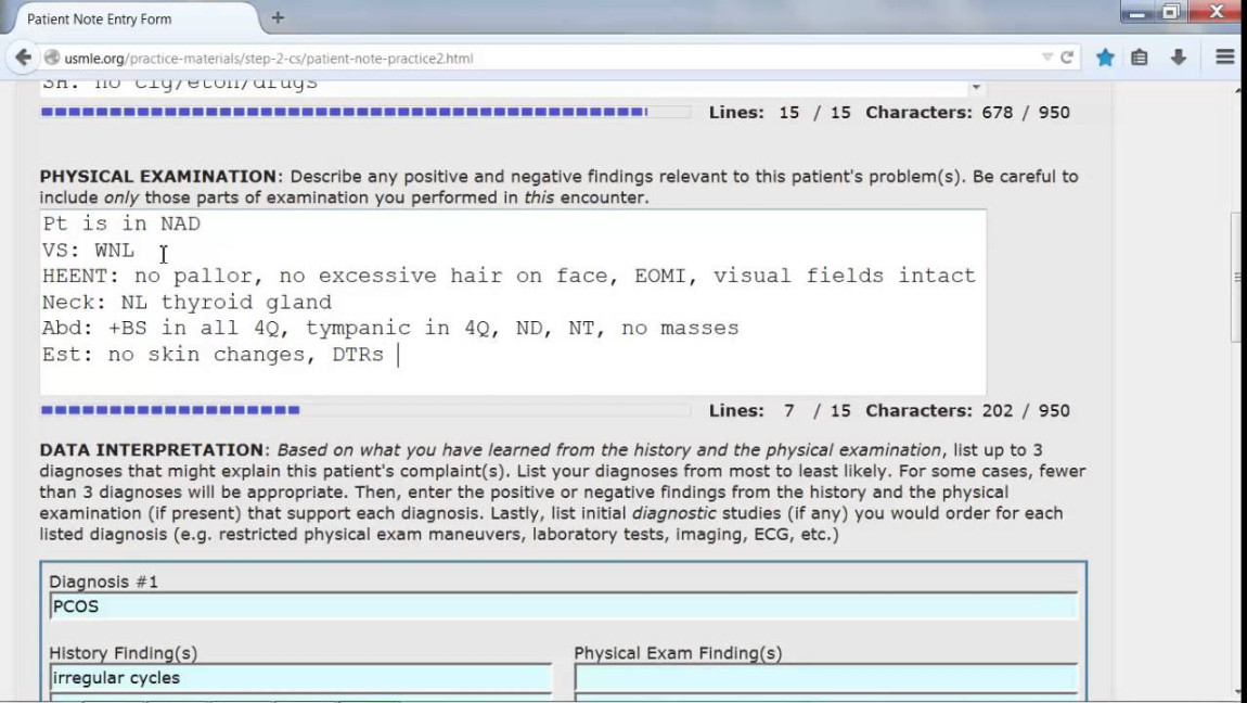 USMLE Step  CS, patient note #, gynecological - YouTube