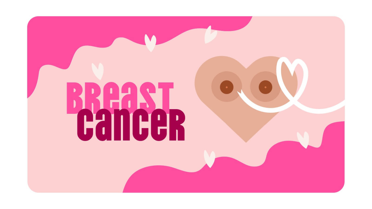 Vector Breast Cancer Research Powerpoint Template and Google